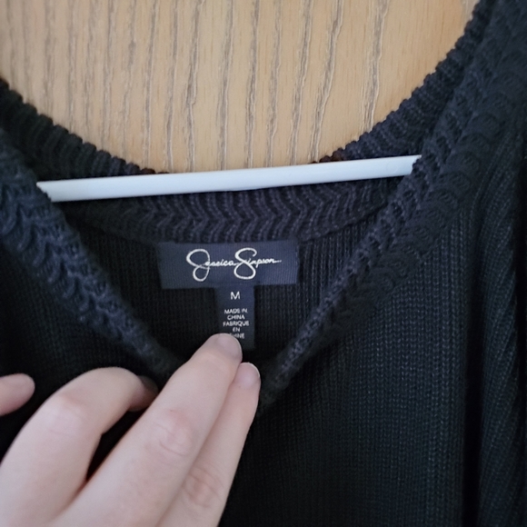 🌹NEW - Jessica Simpson Cold-Shoulder Sweater Dres - Picture 8 of 8